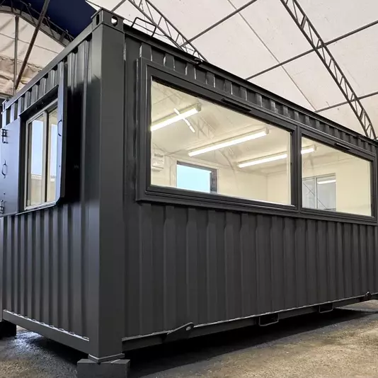 16 x8ft CUSTOM Cabin Office Picture Windows Portable Building